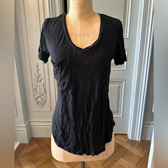 Z Supply black vneck tshirt size S - Picture 1 of 4